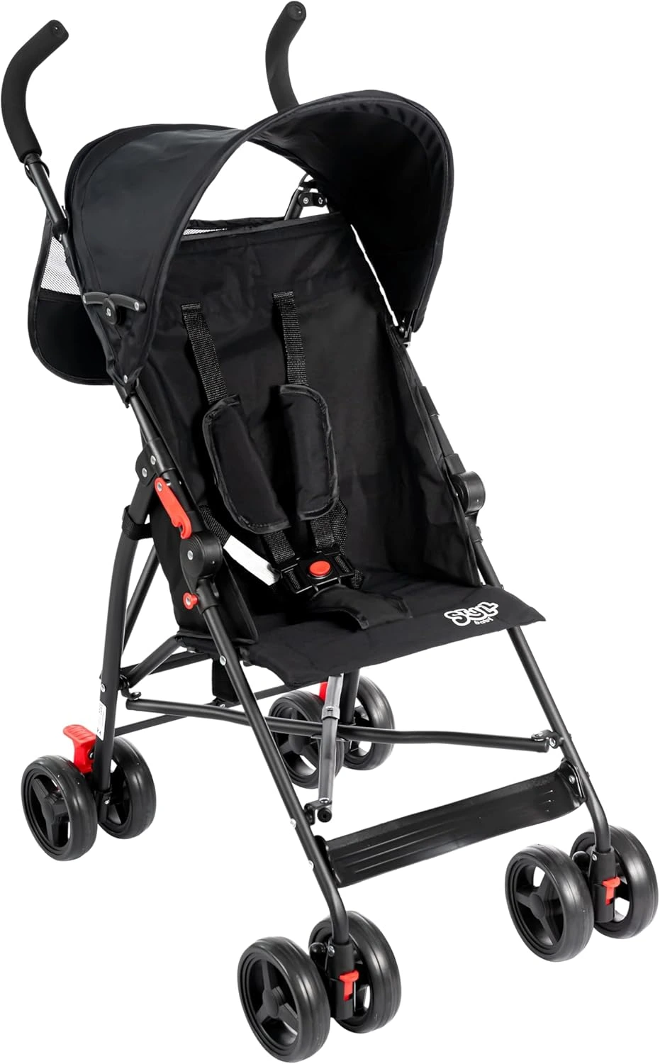 Carrinho De Bebê Passeio Guarda Chuva Styll Baby Preto